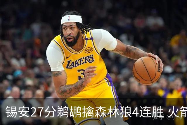 锡安27分鹈鹕擒森林狼4连胜 火箭送篮网5连败